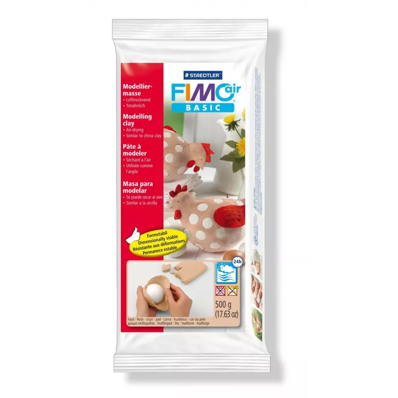 Modelēšanas māls Staedtler FIMO air basic 8100 Bēšs 500 g