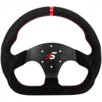 Simagic P-325D stūresrata aploks 325 mm Alcantara — sacīkšu stūres aploks bez rumbas
