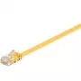 Tīkla kabelis Goobay RJ-45 CAT6 1m dzeltens U/UTP
