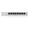 Zyxel GS1200-8HPV3 pārvaldāms L2 līmeņa Gigabit Ethernet (10/100/1000) slēdzis ar PoE atbalstu, pelēks, galda tipa