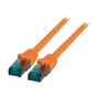 EFB-Elektronik RJ45 komutācijas kabelis Cat.6A S/FTP LSZH oranžs 5 m Ražotājs: EFB Elektronik (MK6001.5O)