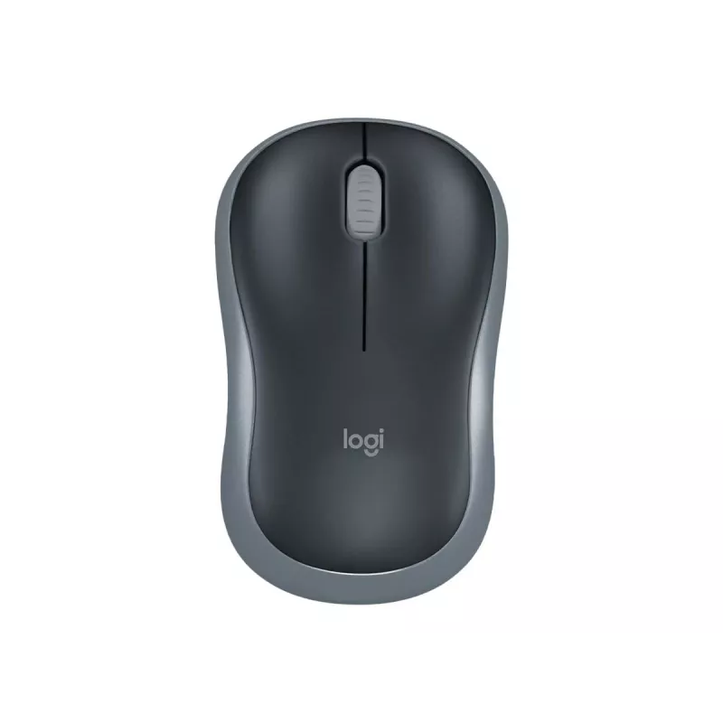 Logitech M185 bezvadu optiskā pele Ambidextrous Grey 910-002238