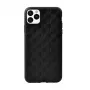 Mīksts aizsargapvalks Devia Woven2 iPhone 11 Pro Max, austas tekstūras, melns