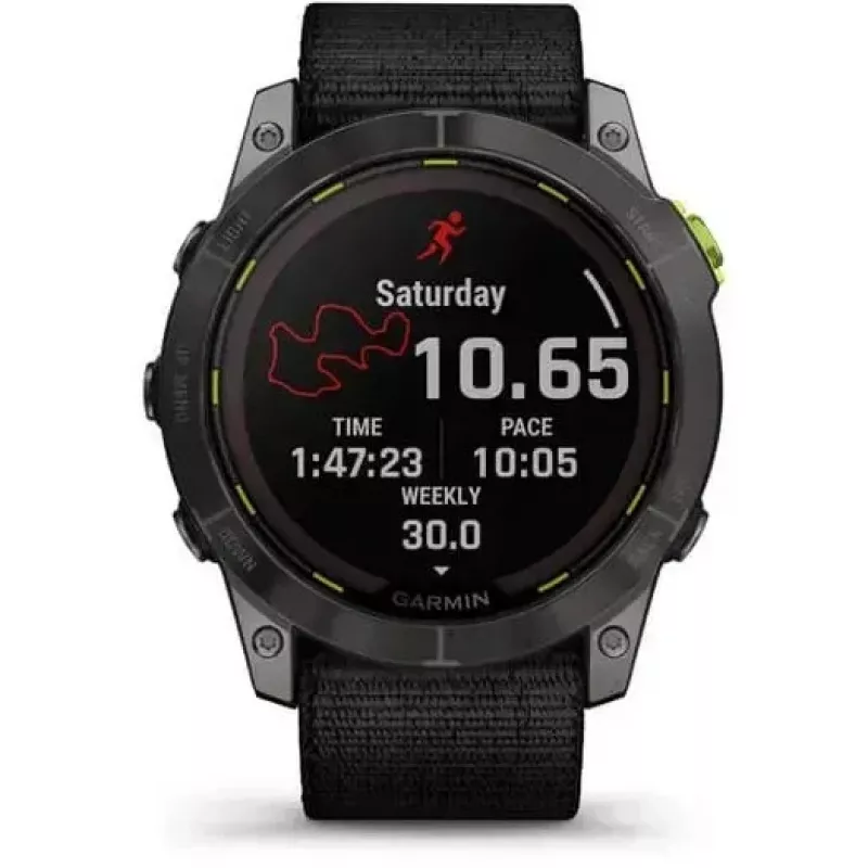 Garmin Enduro 2 3.56 cm (1.4) MIP 35 mm digitāls 280 x 280 pikseļi skārienjūtīgs pelēks Wi-Fi GPS (satelīts)