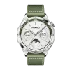HUAWEI WATCH GT 4 viedpulkstenis 46 mm, 1,43" AMOLED, GPS, līdz 14 dienām akumulators, Android un iOS, nerūsējošais tērauds, zaļā krāsā