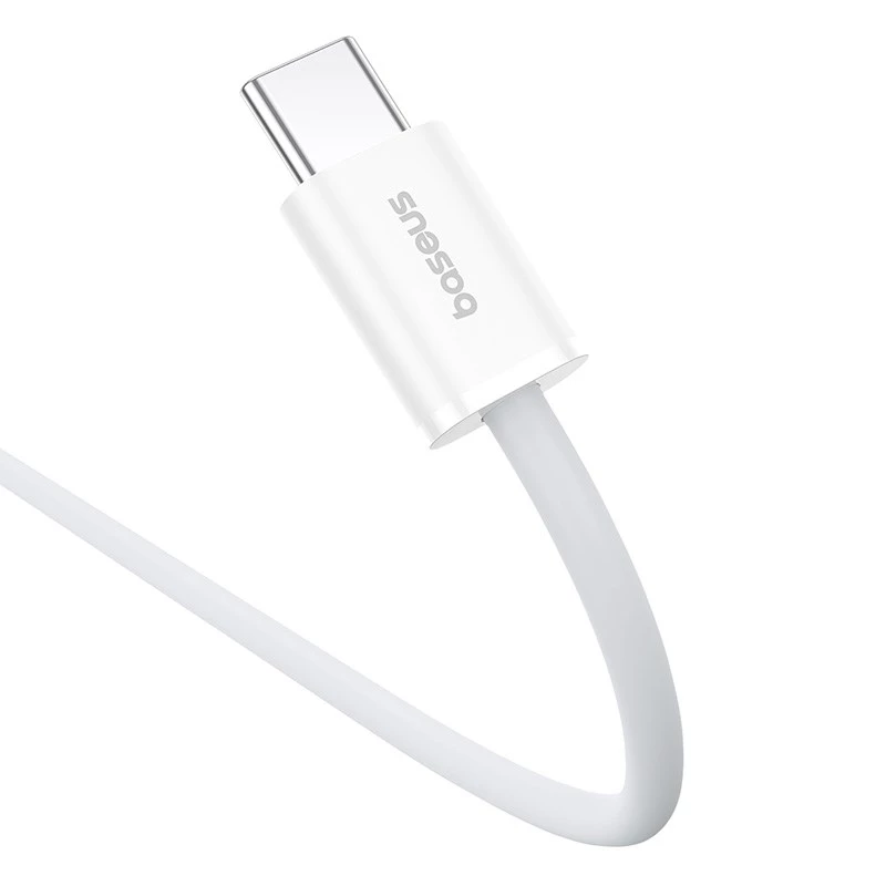 Baseus Superior USB-C uz USB-C datu kabelis 2 m 30 W Balts