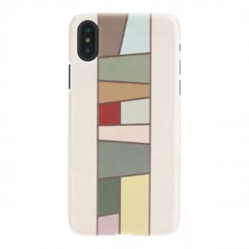 viedtālruņa maciņš man and wood iPhone X/XS — balta