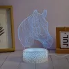 Manta SNL116RGB RGB 3D zirgu dekoratīvā LED lampa