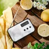 Pārnēsājamais ciparu radio Adler AD 1907 — AM/FM, ciparu uztvērējs, modinātājs, USB-C, 600 mAh baterija, LCD, 20 atmiņas vietas, teleskopiskā antena