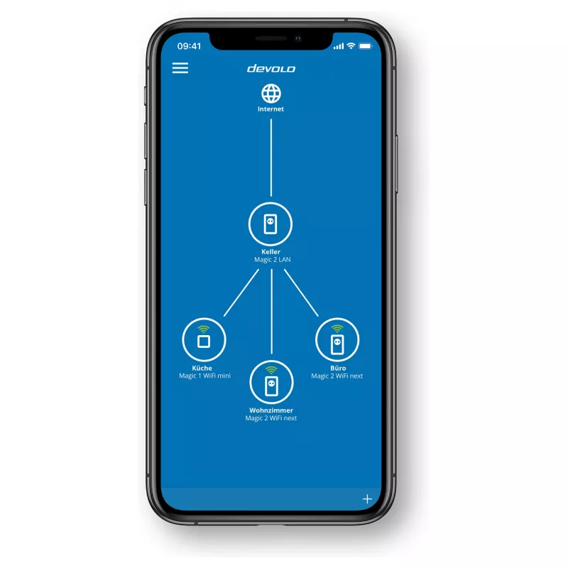 Magic 2 WiFi next Multiroom komplekts, Powerline 3 adapteris