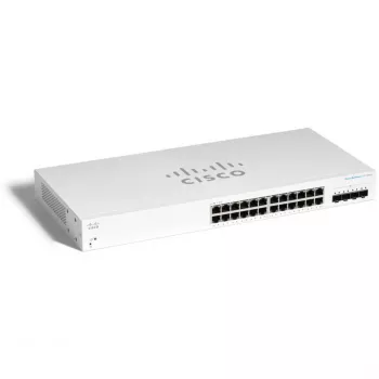 Tīkla slēdzis Cisco CBS220-24T-4X — pārvaldīts L2, 24x Gigabit (10/100/1000) RJ-45, 4x 10G SFP+