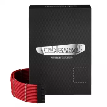Barošanas kabeļu komplekts CableMod PRO Series ModMesh C-Series Cooler Master RMi/RMx (sarkans)