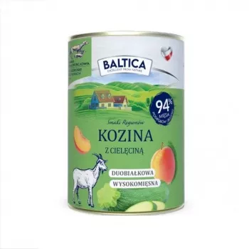 BALTICA regional flavours Kaza ar teļa gaļu - mitrā suņu barība - 400g
