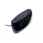 Modinātājradio Adler AD 1121 — modinātājradio, FM/AM uztvērējs, LED displejs, akumulatora rezerves barošana, melns