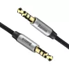 Baseus Yiven Audio kabelis 3,5 mm spraudnis Audio M30 1,5 m sudraba+melns