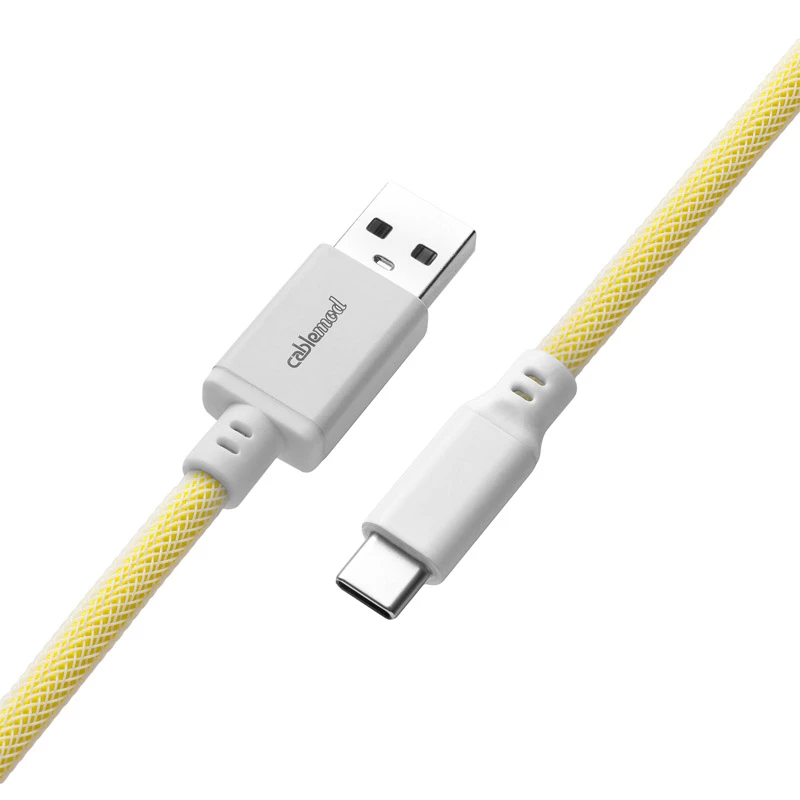 Cablemod CM-CKCA-CW-YW150YW-R USB kabelis 1,5 m USB A USB C Dzeltens (CM-CKCA-CW-YW150YW-R)