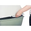 Slēgta kaķu tualete Rotho Bailey zaļi balta 560×400×390 mm, oglekļa filtrs, 1 rokturis