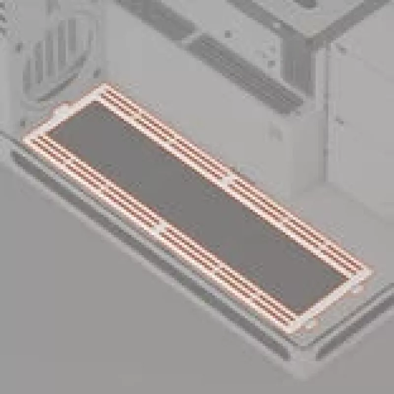 HAVN HS 420 apakšējais ventilatora stiprinājums - balts