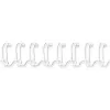 Fellowes - Iesiešanas stieple - 12 mm - 297 mm - 34 gredzeni - A4 (210 x 297 mm) - 100 lapas - Balta - 100 gab. (53270)