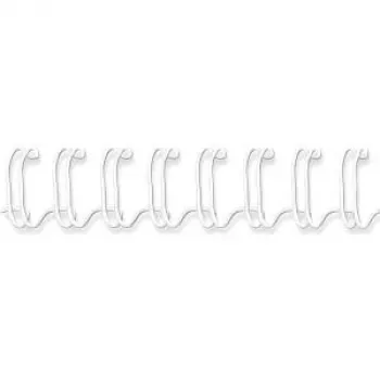 Fellowes - Iesiešanas stieple - 12 mm - 297 mm - 34 gredzeni - A4 (210 x 297 mm) - 100 lapas - Balta - 100 gab. (53270)