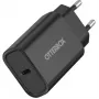 EU sienas stiprinājuma ātrais lādētājs 30 W, melns, USB Power Delivery 3.0, USB-C