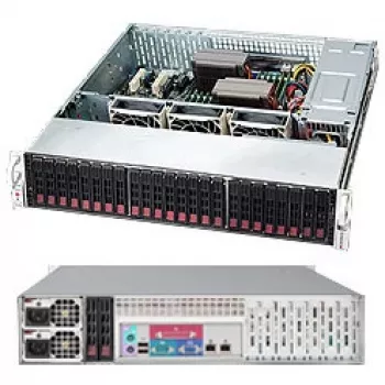 Supermicro SC216 BE1C-R920LPB - Rack - uzstādāms statīvā - 2U - uzlabots, paplašināts ATX - SATA/SAS - Hot-Swap 920 vati - Melns