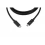 Thunderbolt kabelis Lenovo 4Z51A40455 — 2 m, 40 Gbit/s, vīriešu–vīriešu, melns