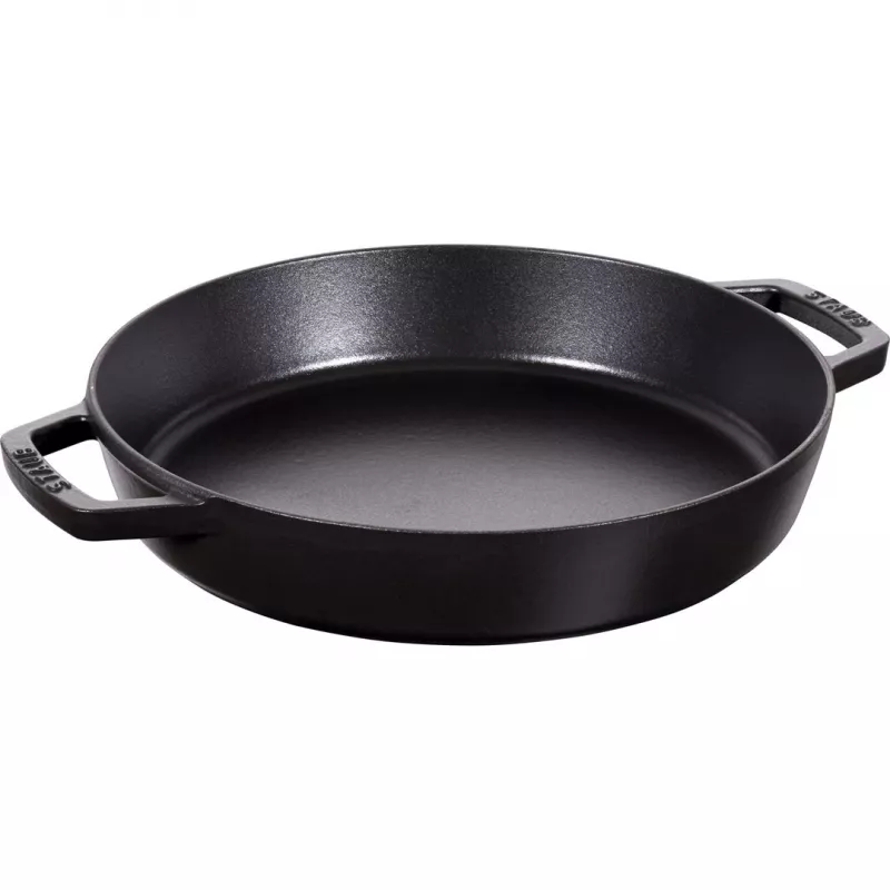 Staub 40511-073 čuguna kokošu panna ar diviem rokturiem