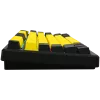 Bezvadu mehāniskā spēļu tastatūra LORGAR KBP7075W — Melna/Dzeltena, EN izkārtojums