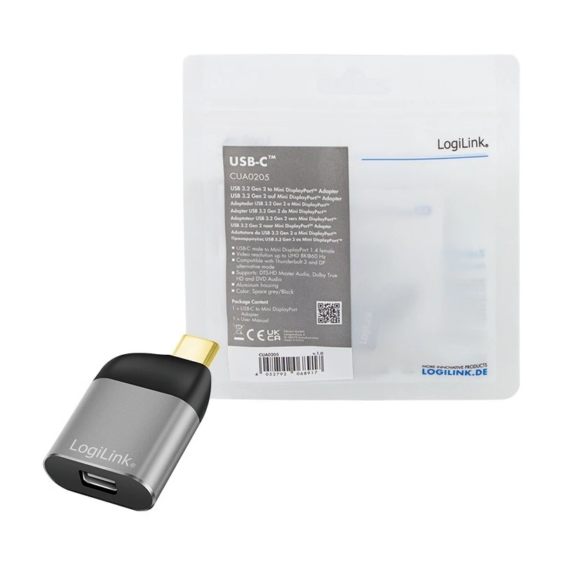 USB Type-C adapteris uz mDP/F, 8K