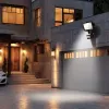 Maclean MCE442 saules lampa LED prožektors ar kustības sensoru, prožektors uzstādīšanai pie sienas, krēslas sensors, IP44, 6W, 6000K