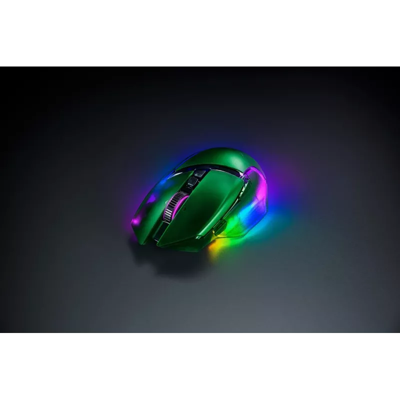Pele Razer Basilisk V3 Pro 35K RF bezvadu + Bluetooth + USB Type-A