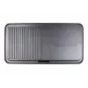 Elektriskais galda grils Rommelsbacher BBQ 2003 — 1900 W, 50×25 cm, rievota + Teppanyaki, regulējams termostats, sudraba/melns