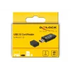 Karšu lasītājs DeLOCK Mini USB 2.0 ar SD un Micro SD slotu