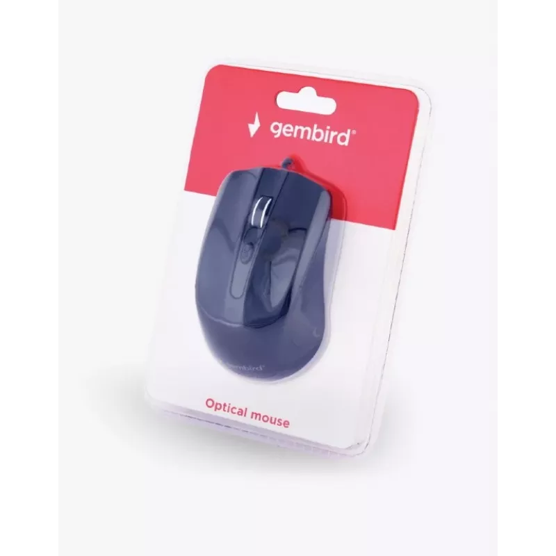 Gembird MUS-4B-01 pele, piemērota abām rokām, USB Type-A, optiska, 1200 DPI