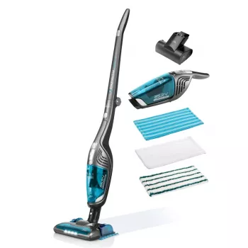 ETA | Putekļsūcējs | ETA845390000 Moneto II Aqua Plus | Bezvadu darbība | Rokas stienis 2in1 | Mazgāšanas funkcija | N/A W | 25,2 V | Darbības laiks (maks.) 50 min | Pelēks/Zils