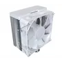 CPU gaisa dzesētājs Montech NX400, 120 mm ventilatori, Balts, izmēri 156×74×120 mm, TDP 270 W
