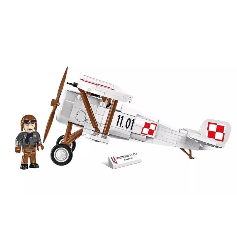Cobi ķieģelīšu komplekts Nieuport 17 C.1 274 detaļas modeļa komplekts