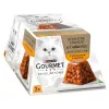 Mitrā kaķu barība Purina Nestlé Gourmet Revelations Gabaliņi želejā ar vistu 2 x 57 g, pieaugušiem kaķiem, olbaltumvielas 9%, mitrums 83%