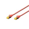 Tīkla kabelis Digitus CAT 6A S/FTP RJ-45 Cat6a 2m sarkans