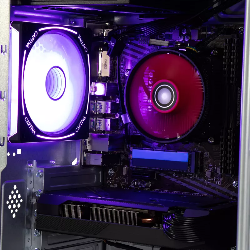 Dators Captiva CAPTIVA PC Advanced Gaming R92-769 Ryzen 7 5700X 32 GB SSD 1 TB RTX 5060 Ti 8 GB Windows 11 Home 64 bitu