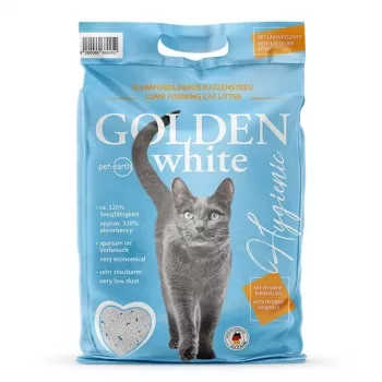 Kaķu smiltis Golden pelēka 14 kg bentonīta salipstošas, lavandas smarža, bez putekļiem, nelīp pie ķepām