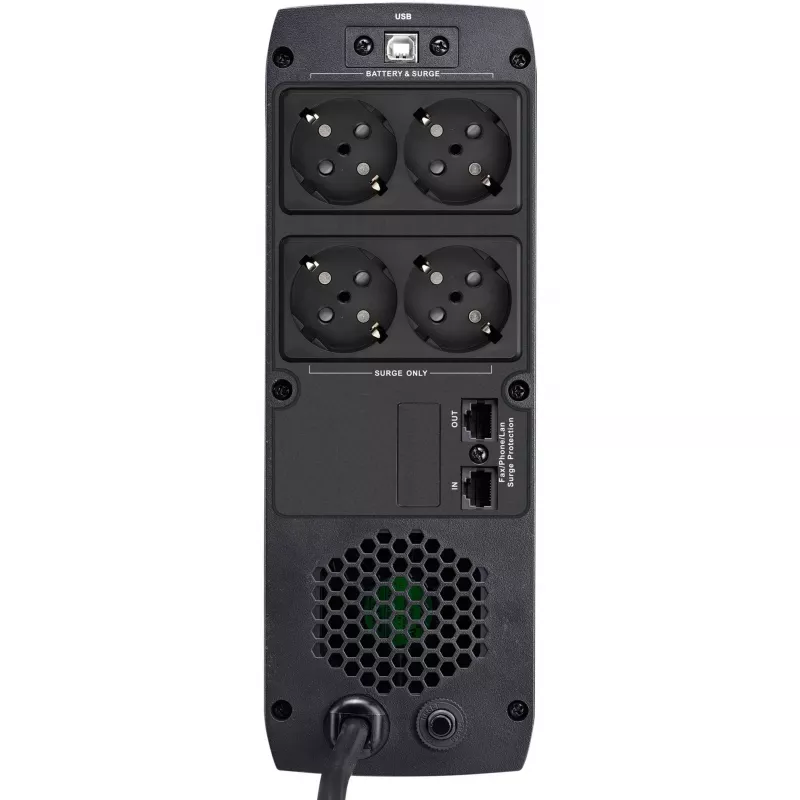 PowerWalker VI 1000 GXB - UPS - maiņstrāva 162 - 290 V - 600 vati - 1000 VA - 9 At - USB - izejas porti 4