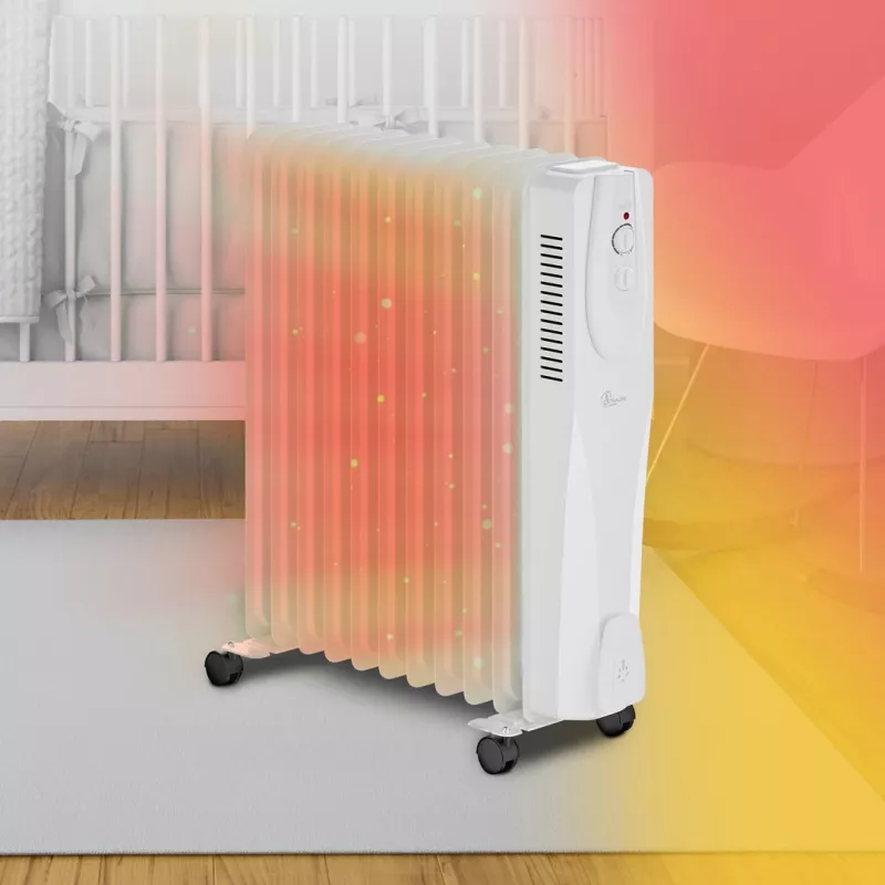 Extralink eļļas radiators NY-25W1 2500W, 11 ribas