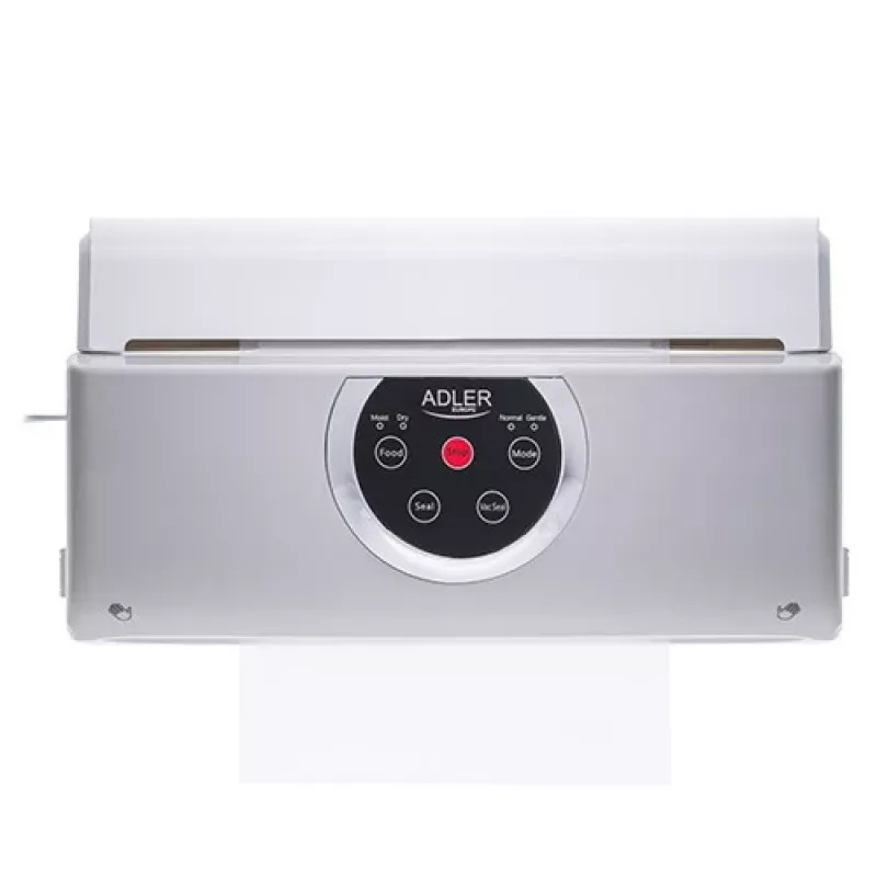 Vakuuma aizzīmogotājs Adler AD 4503, 130 W, vakuums -750 līdz -800 mbar, C tipa kontaktdakša, pelēks/baltss