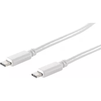 USB kabelis S/CONN 13-45156 USB 3.2 Gen 2 1.5m balts