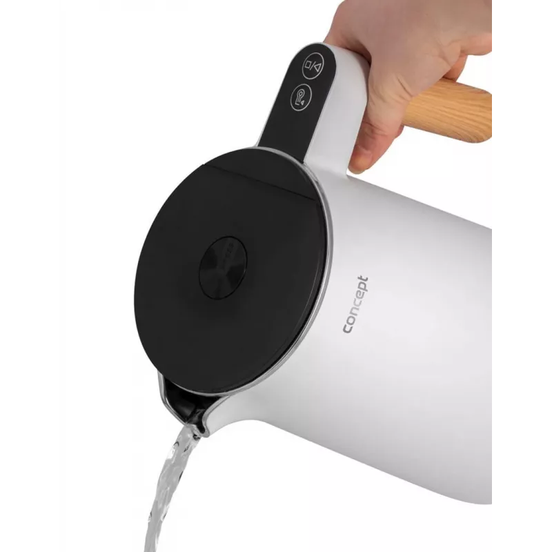 Nerūsējošā tējkanna balta 1,5 l Salt & Pepper Concept RK3300
