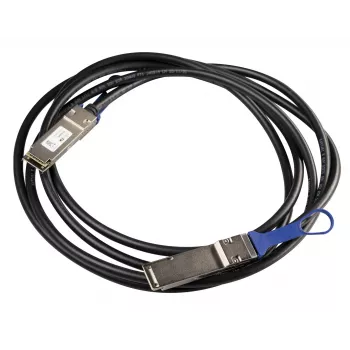 Mikrotik XQ+DA0003 kabelis InfiniBand 3 m QSFP+ uz QSFP+ / QSFP28 uz QSFP28 Melns