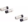 Koaksiālo F-kompresijas savienotāju komplekts ShiverPeaks 85029-A-SET2 7 mm kabeļiem, 2 gab.