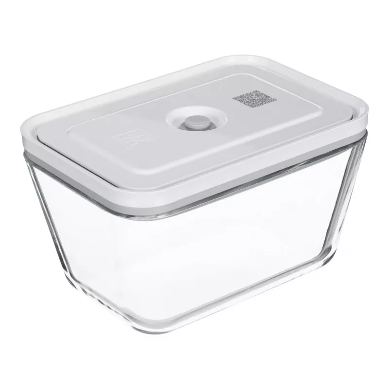 Pārtikas uzglabāšanas kaste ZWILLING FRESH & SAVE Taisnstūra stikla/plastmasas komplekts 3 gab., 0.35/0.75/1.6 L, hermētiska, droša mikroviļņu krāsnij/krāsnij/ledusskapim